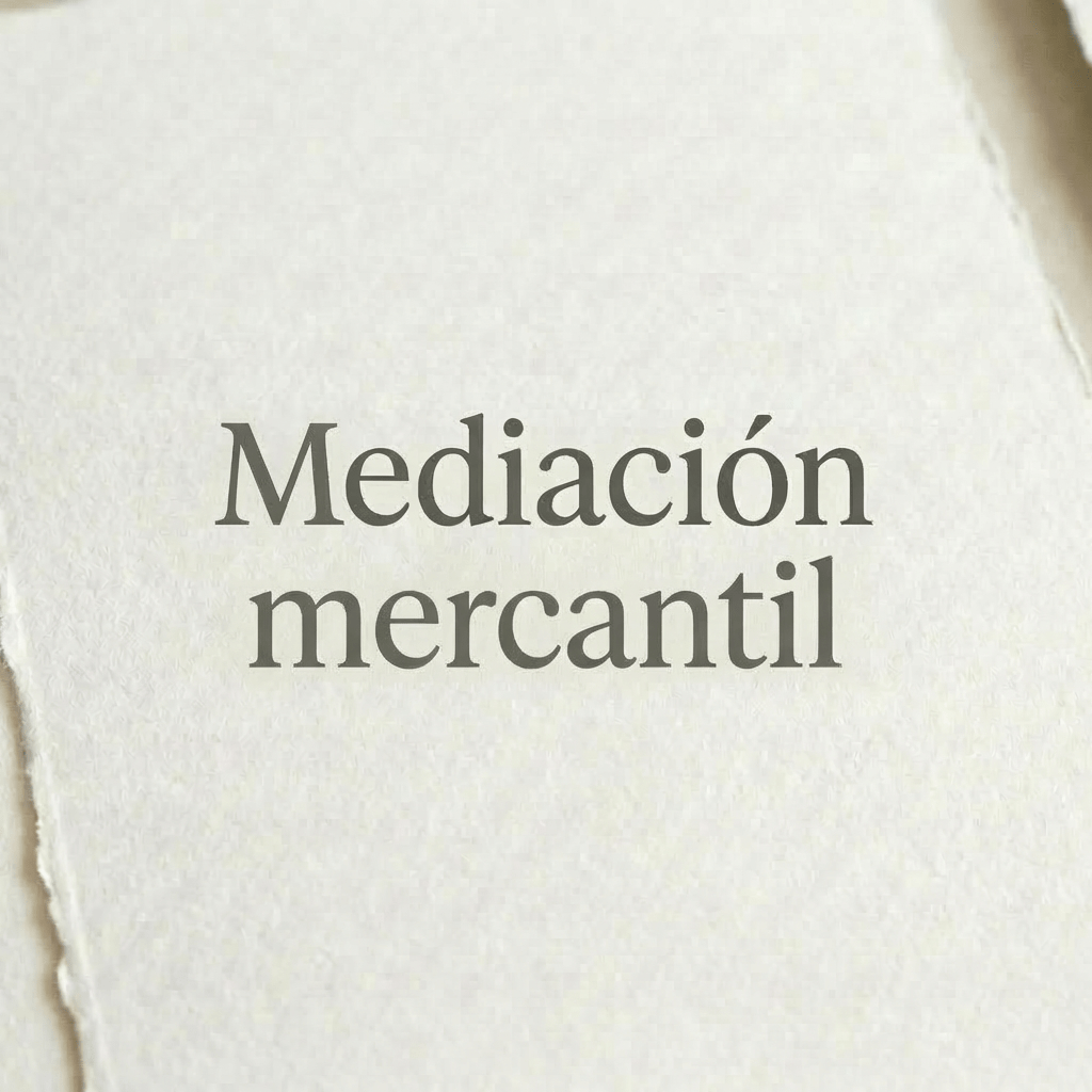 The words 'Herencias y Testamentos' displayed on textured white paper.